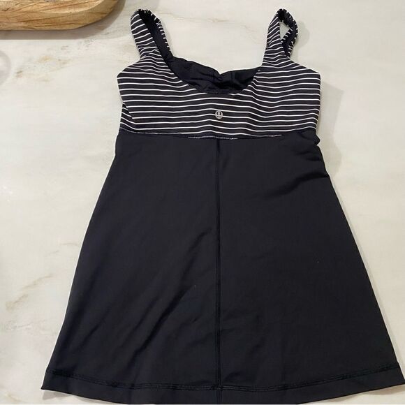 Lululemon striped solid combo tank top size 6 - Picture 2 of 4